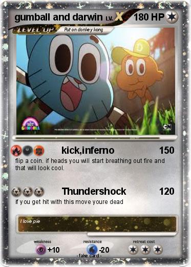 Pokemon gumball and darwin