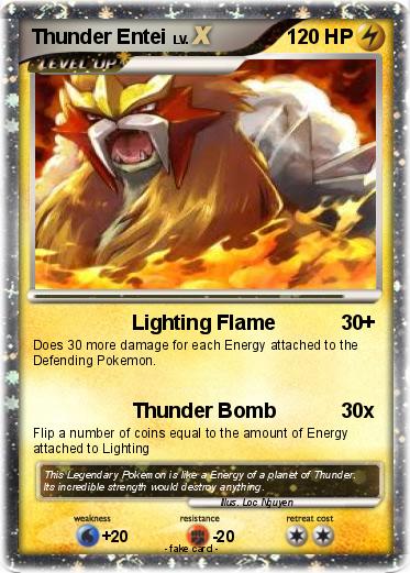 Pokemon Thunder Entei