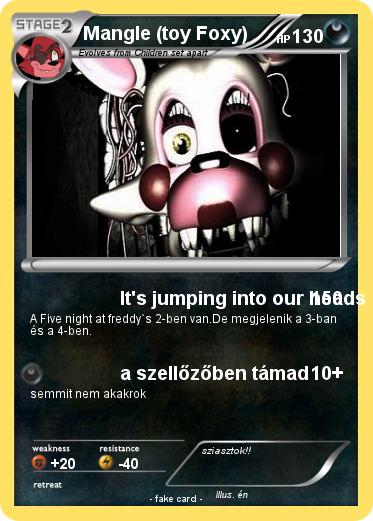 Pokemon Mangle (toy Foxy)