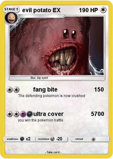 Pokemon evil potato EX