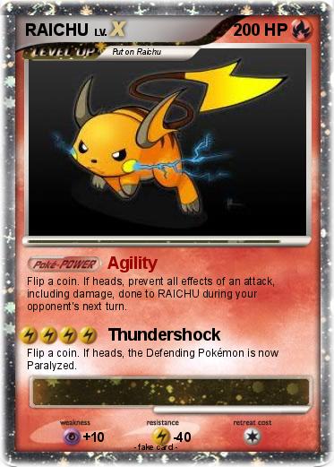 Pokemon RAICHU