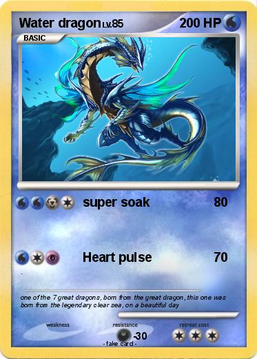 Pokemon Water dragon