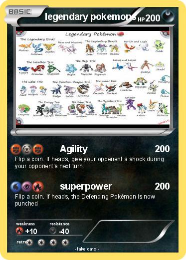 Pokemon legendary pokemons