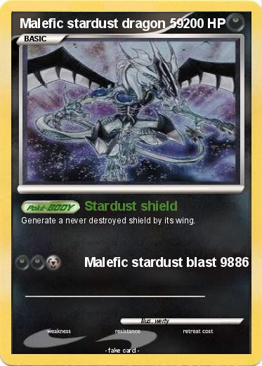 Pokemon Malefic stardust dragon 59