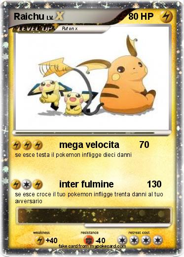 Pokemon Raichu