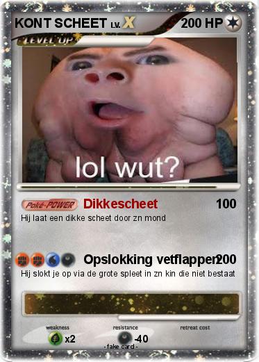 Pokemon KONT SCHEET