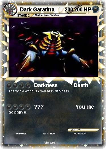 Pokemon Dark Garatina       200,