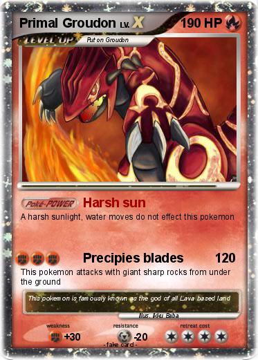 Pokemon Primal Groudon