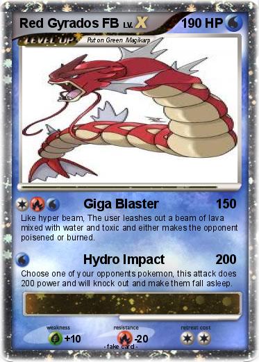 Pokemon Red Gyrados FB