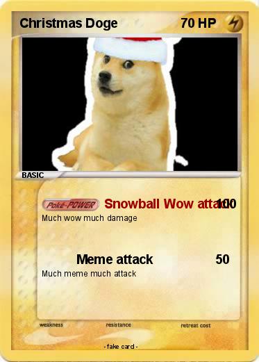 Pokemon Christmas Doge