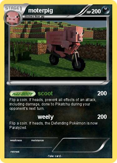 Pokemon moterpig