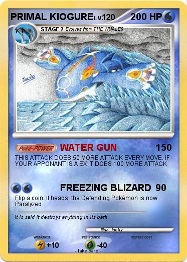 Pokemon PRIMAL KIOGURE