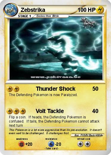 Pokemon Zebstrika