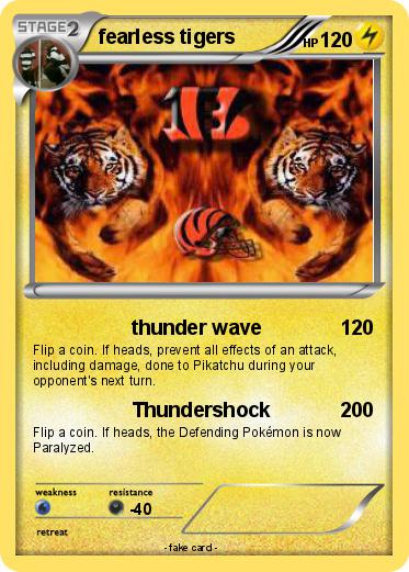 Pokemon fearless tigers
