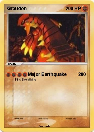 Pokemon Groudon