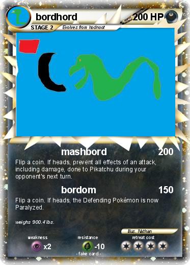 Pokemon bordhord