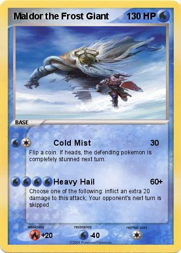 Pokemon Maldor the Frost Giant