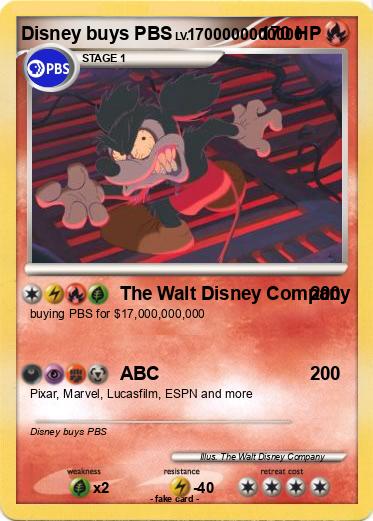 Pokemon Disney buys PBS