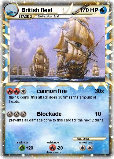 Pokemon British fleet