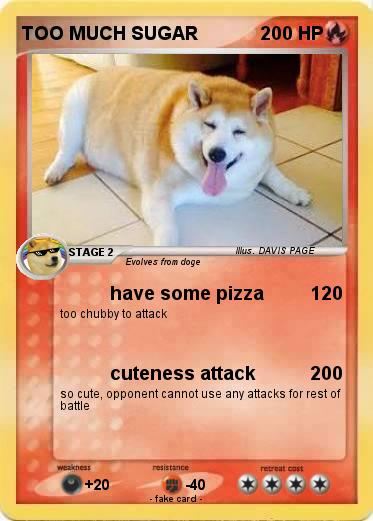 Pokemon TOO MUCH SUGAR