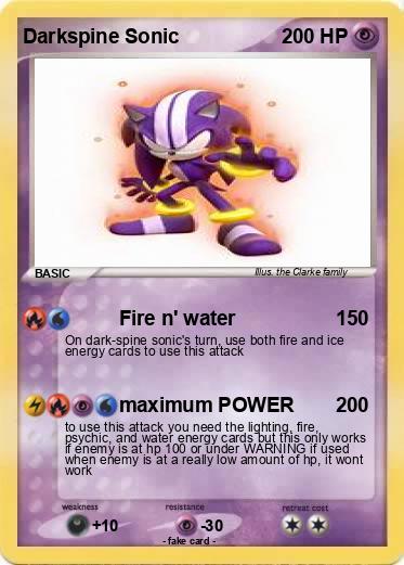 Pokemon Darkspine Sonic