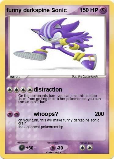 Pokemon funny darkspine Sonic