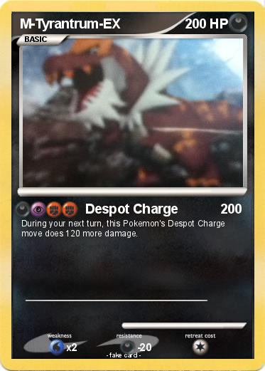 Pokemon M-Tyrantrum-EX