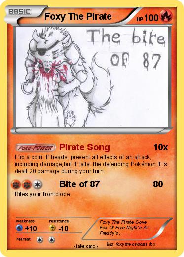 Pokemon Foxy The Pirate