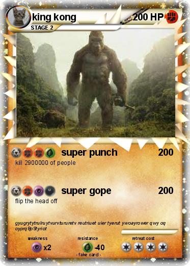 Pokemon king kong