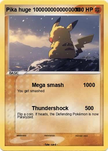 Pokemon Pika huge 1000000000000000