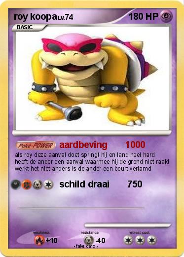 Pokemon roy koopa