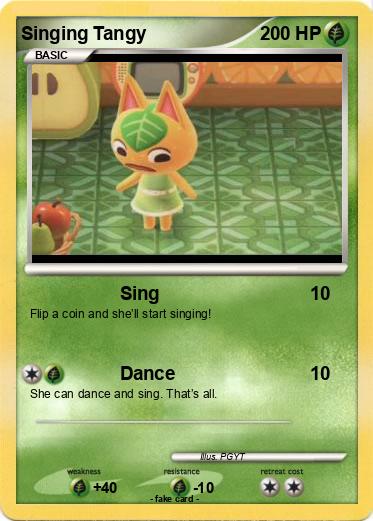 Pokemon Singing Tangy