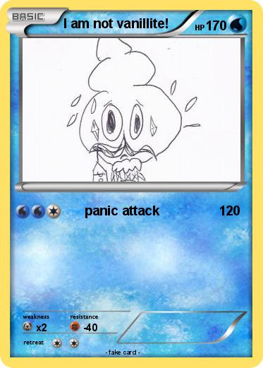 Pokemon I am not vanillite!