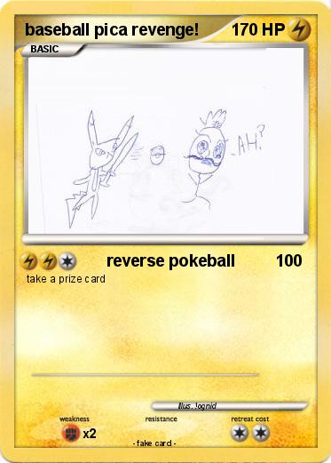 Pokemon baseball pica revenge!