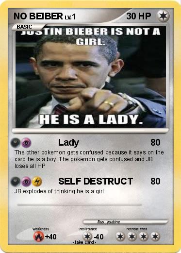 Pokemon NO BEIBER