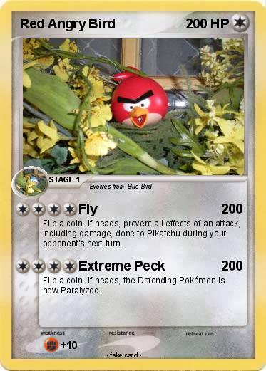Pokemon Red Angry Bird