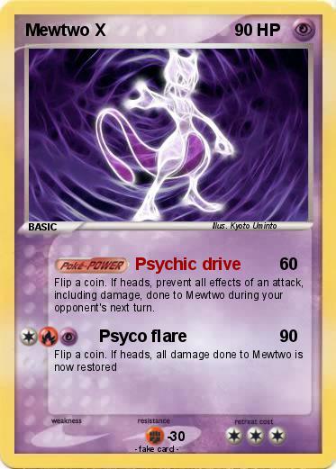 Pokemon Mewtwo X