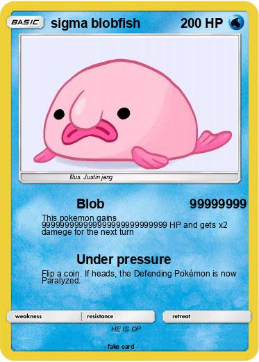 Pokemon sigma blobfish