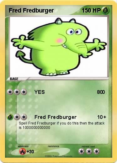 Pokemon Fred Fredburger           