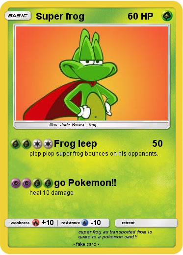 Pokemon Super frog