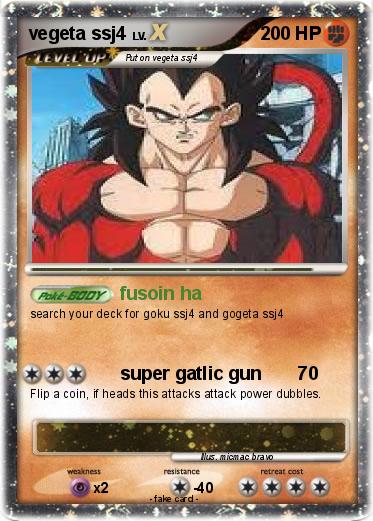 Pokemon vegeta ssj4