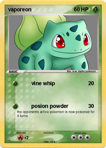 Pokemon vaporeon