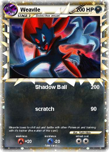 Pokemon Weavile