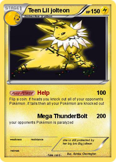 Pokemon Teen Lil jolteon