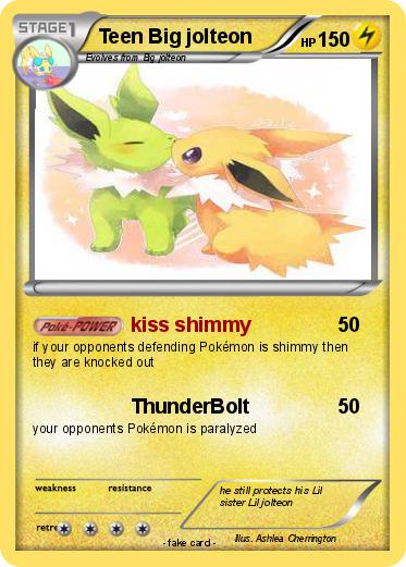 Pokemon Teen Big jolteon