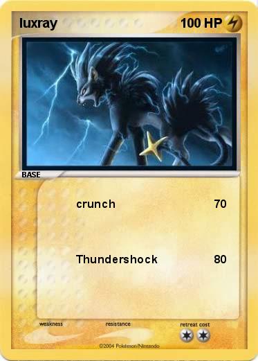 Pokemon luxray