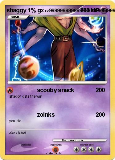 Pokemon shaggy 1% gx