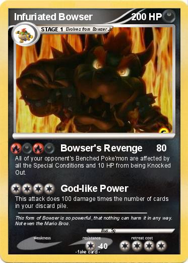 Pokemon Infuriated Bowser