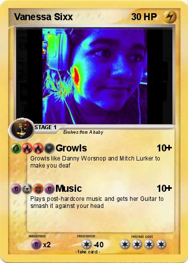 Pokemon Vanessa Sixx