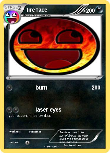 Pokemon fire face